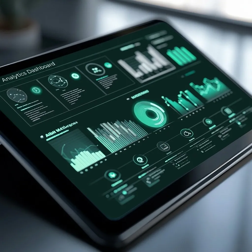Profissional analisando dashboards de business intelligence